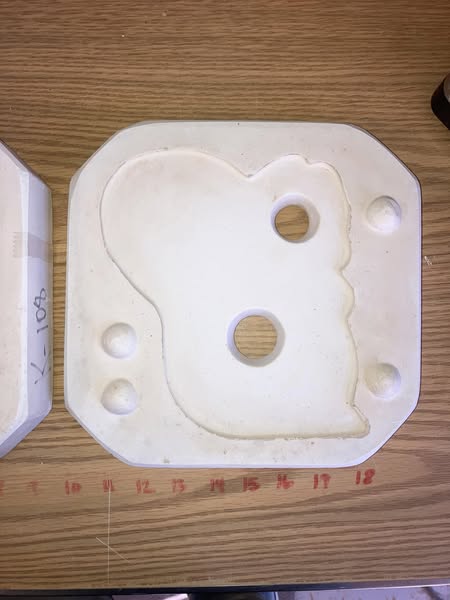 Squirrel Spoon Rest Ceramic Slip Casting Mold Maker: Lone star 435