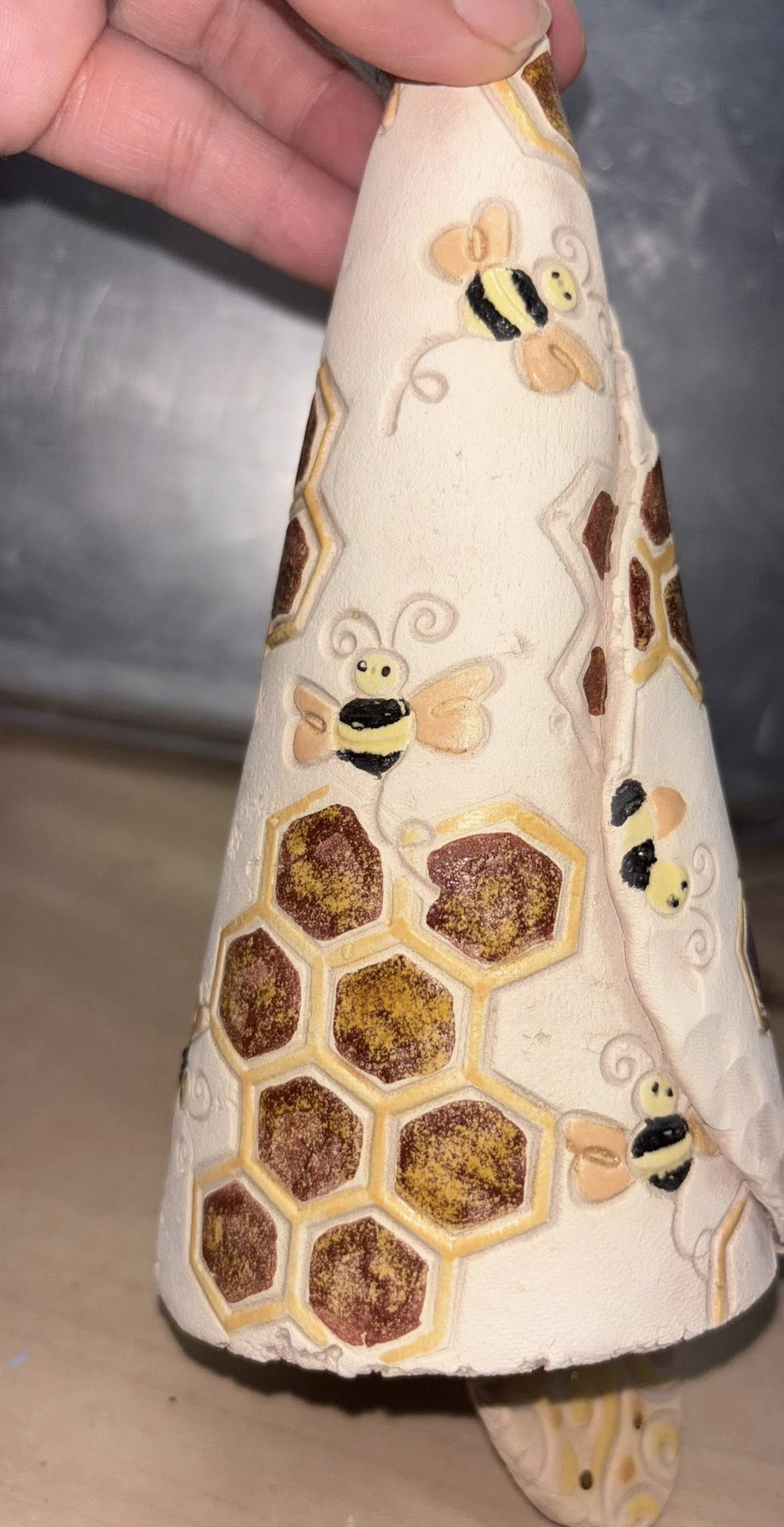 Bee Bell Handmade Kiln Fired Pottery