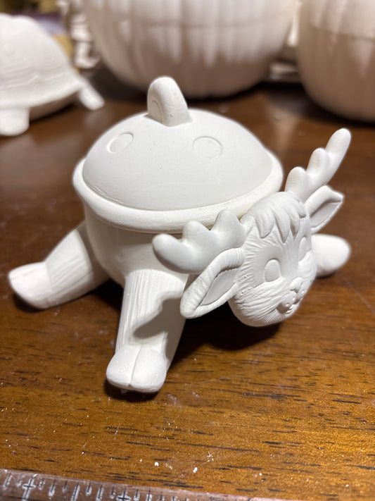 Reindeer Trinket Dish RtP Ceramics