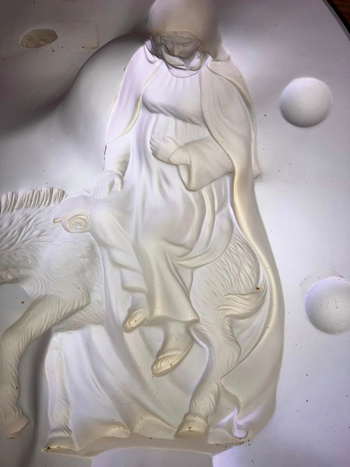 Kimple 2581 Mary on Donkey Lot CK Ceramic Casting Mold