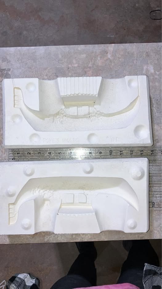 Canoe boat Pope’s mold 61 Ceramic Slip Casting Mold