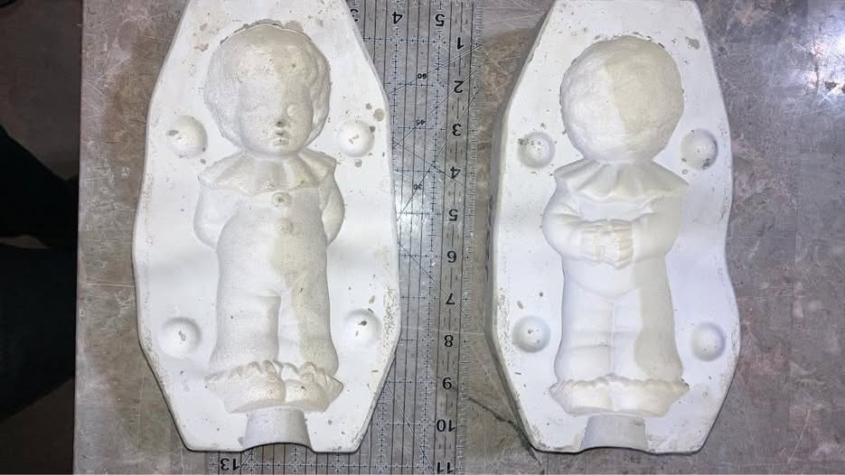 Boy clown Clay magic 1368 Ceramic Slip Casting Mold