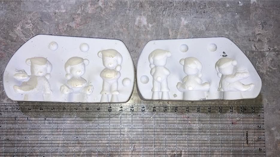 Christmas bears Kimple 1584 Ceramic Slip Casting Mold