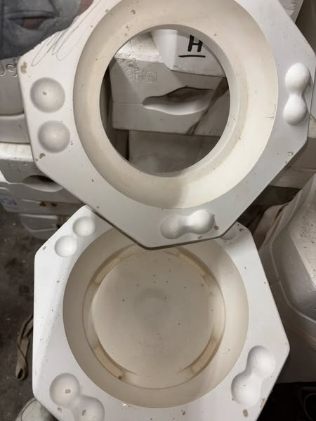 Base for Ming Jar 5031 - Round Box - McNees Ceramic Casting
