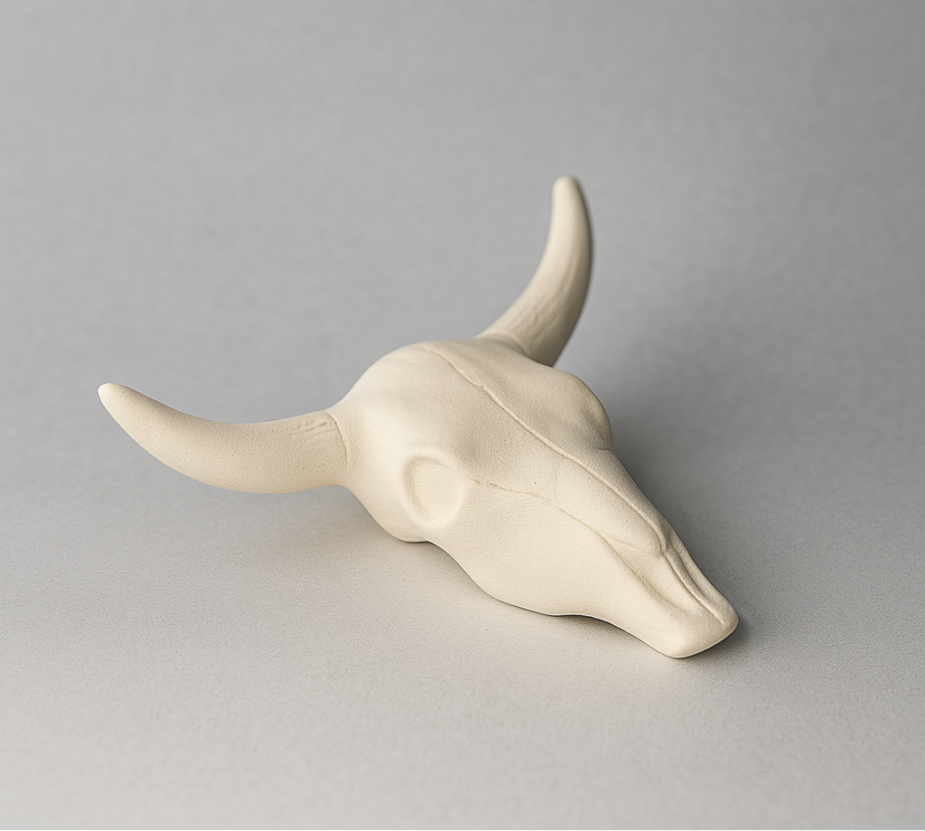 π Small Cow Skull π¨ Ready to Paint Ceramics