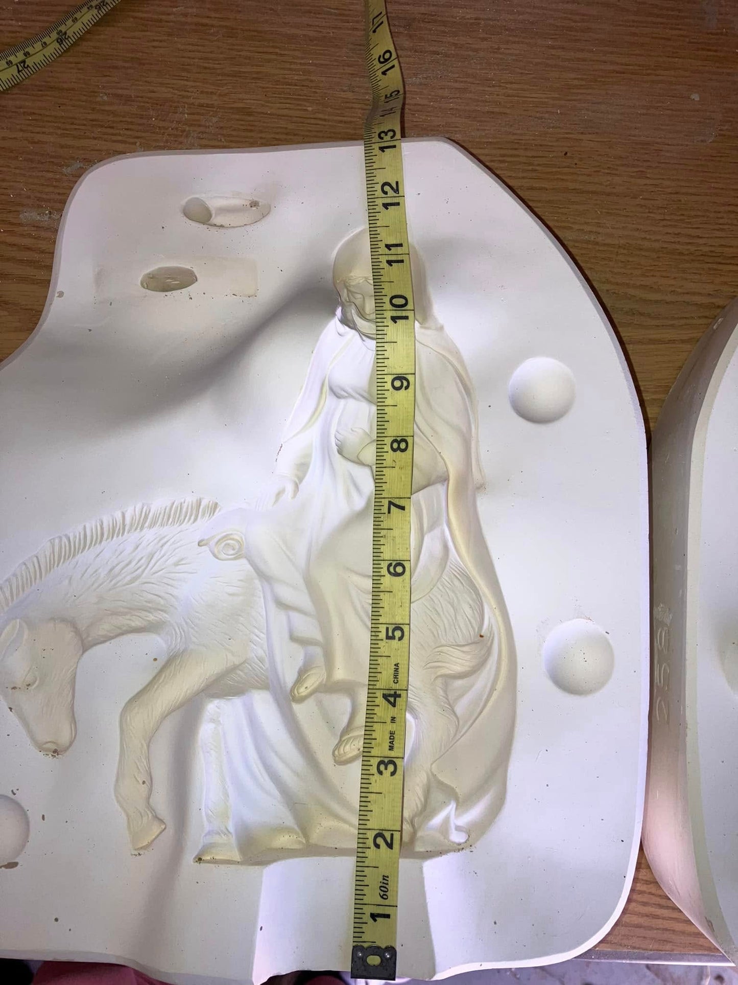 Kimple 2581 Mary on Donkey Lot CK Ceramic Casting Mold