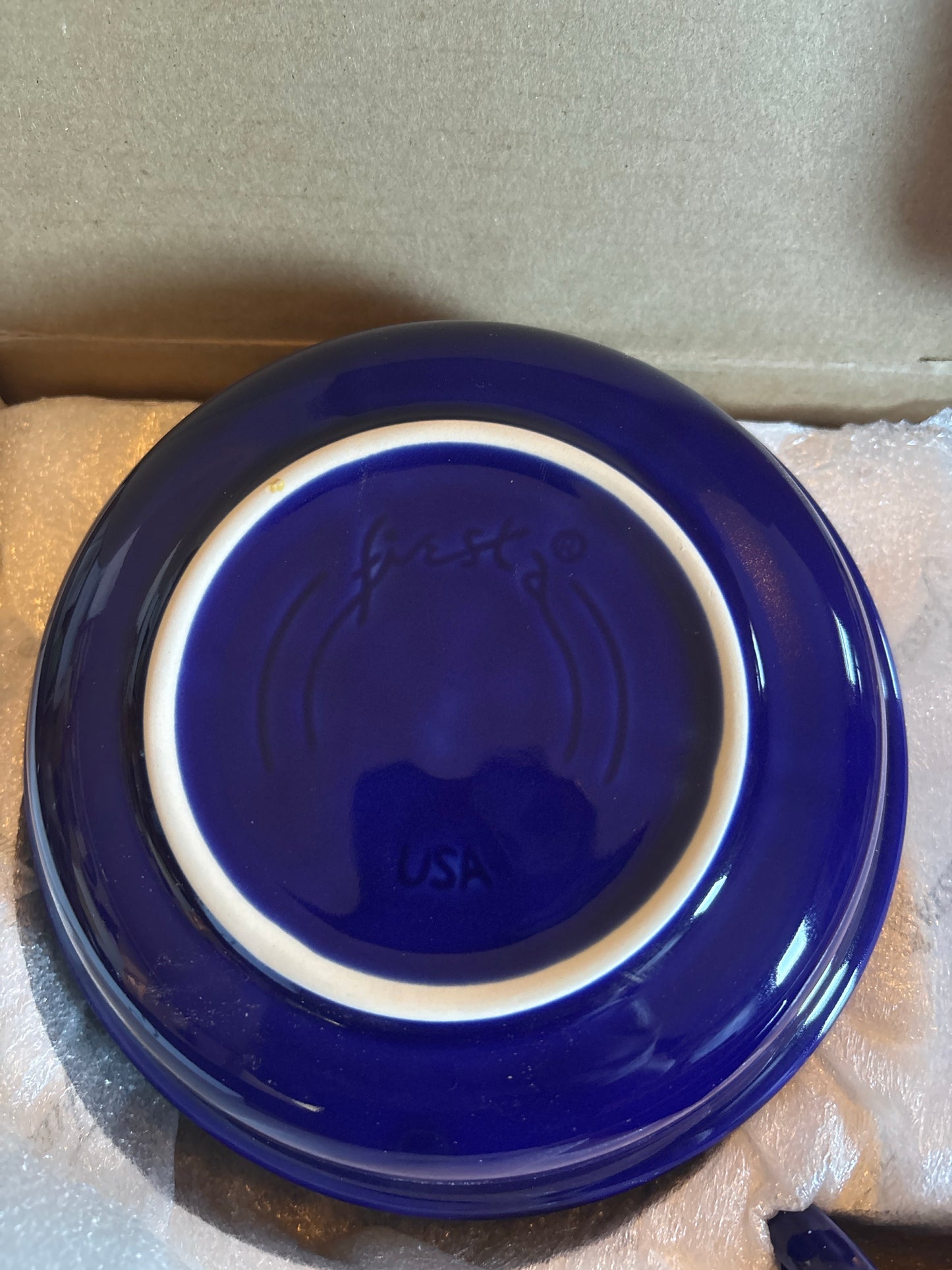 Fiesta Ware 5-Piece Place Setting – Cobalt Blue – Retired Color