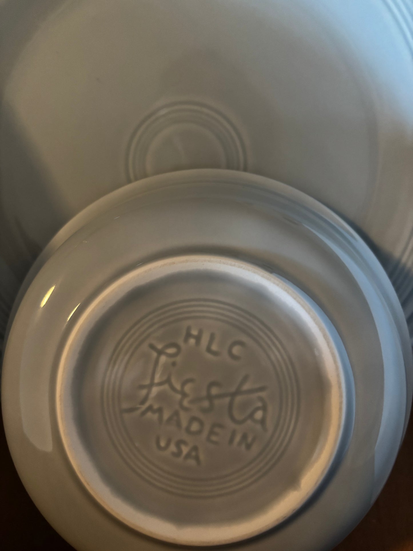 Fiesta Dinnerware – 5-Piece Place Setting – Pearl Gray (Retired Color)