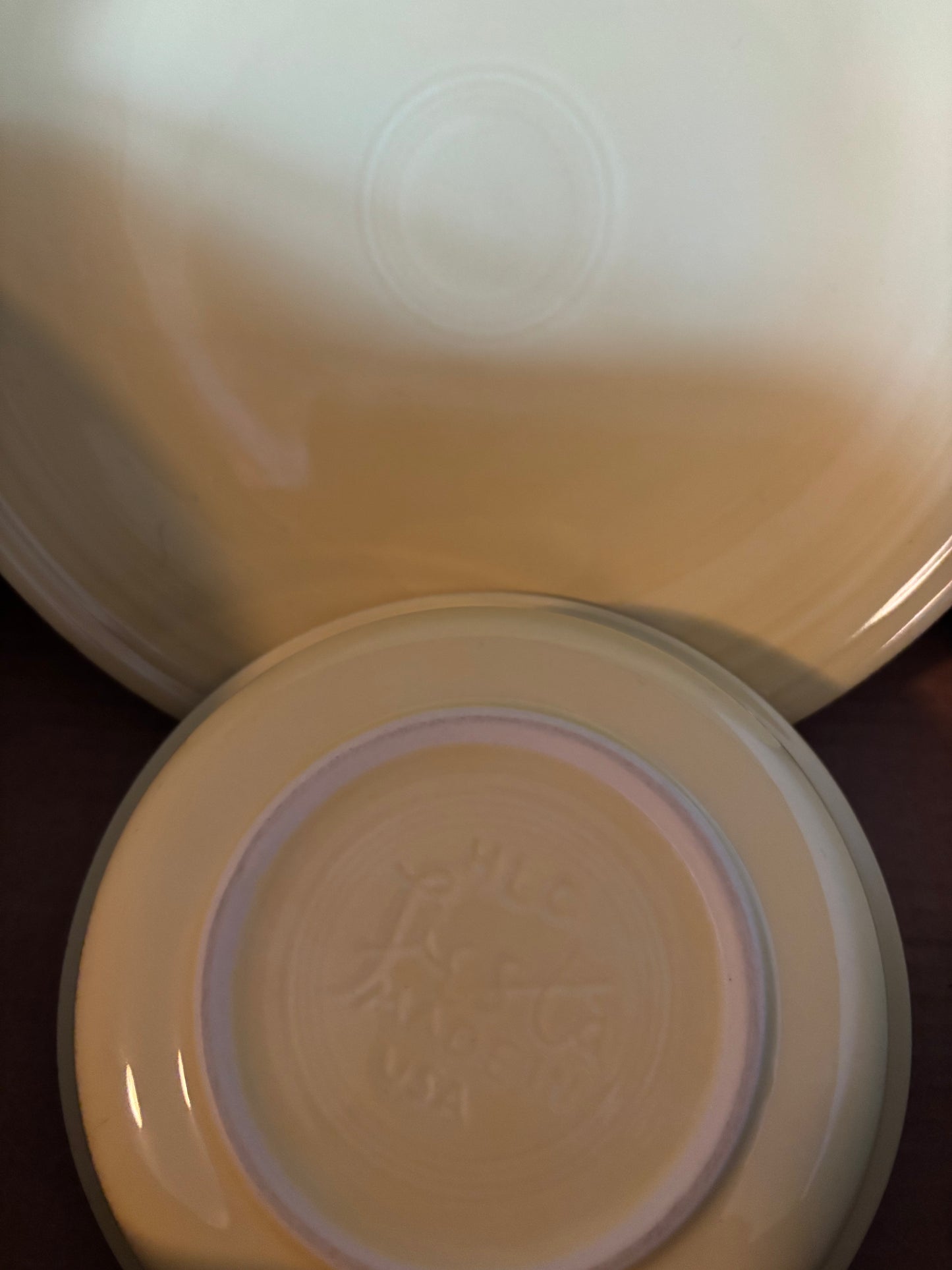 Fiesta Dinnerware – 5-Piece Place Setting – Yellow – Excellent Condition