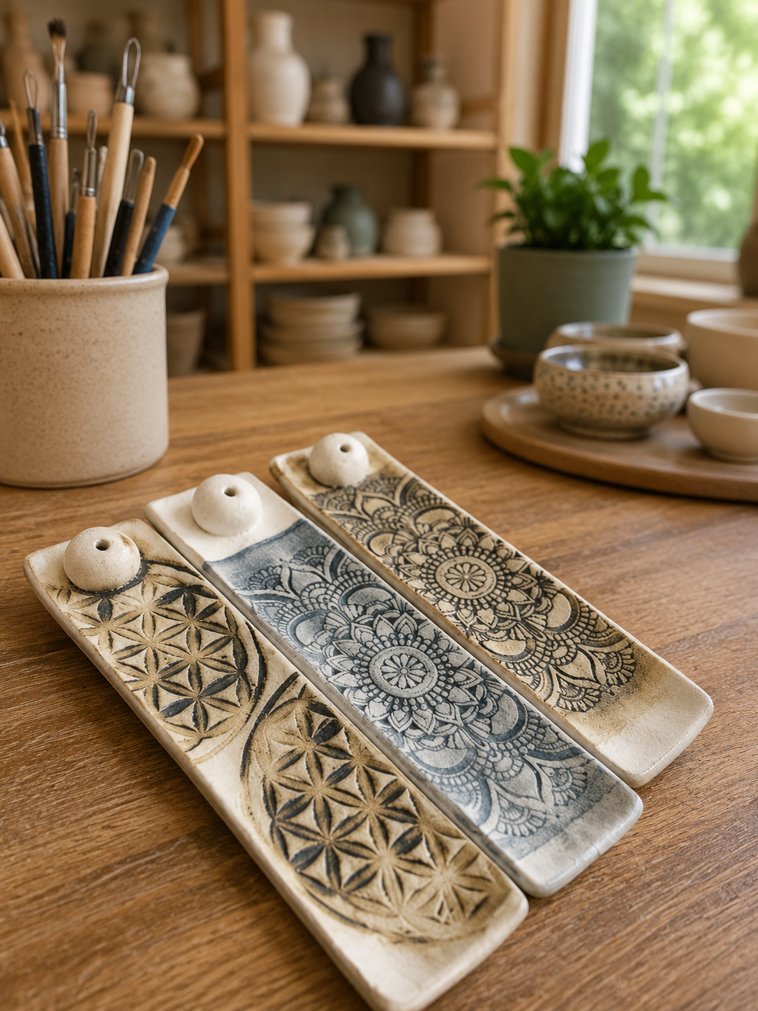 September 3rd Thursday @ 4pm Incense Stick Holder Pottery Class