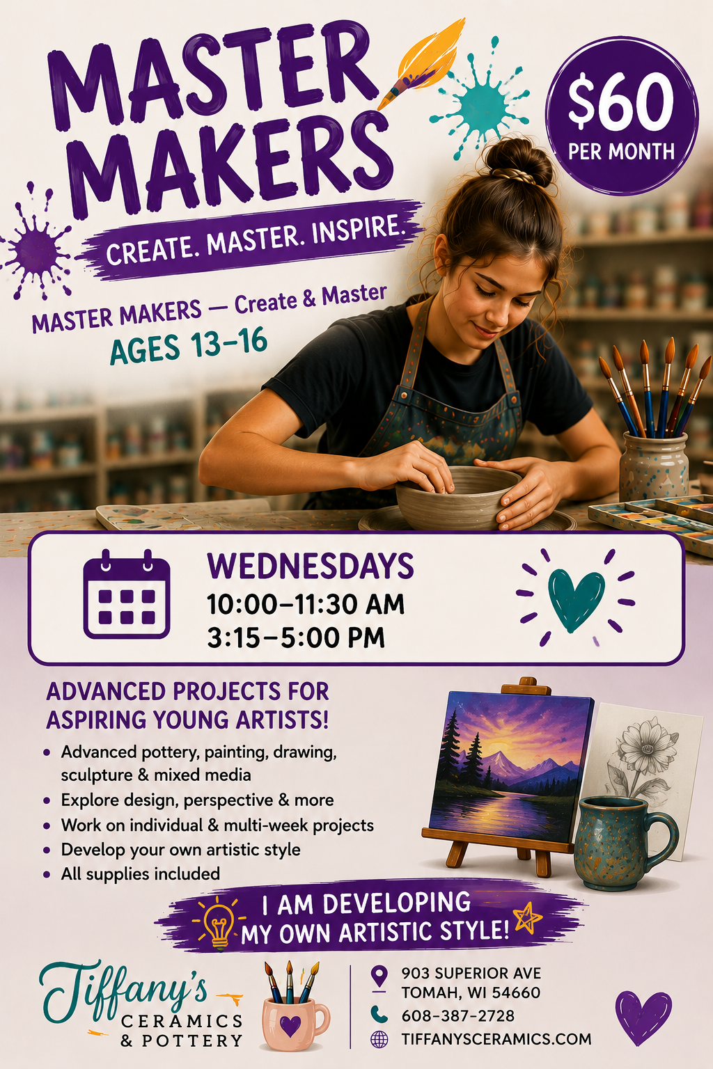 Master Makers Art Class