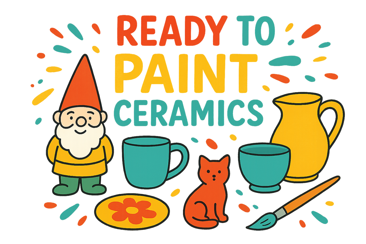 Ready to Paint (RtP) Ceramics