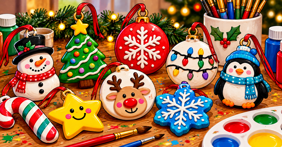 Dec 12th & 19th Paint & Take Christmas Ornaments