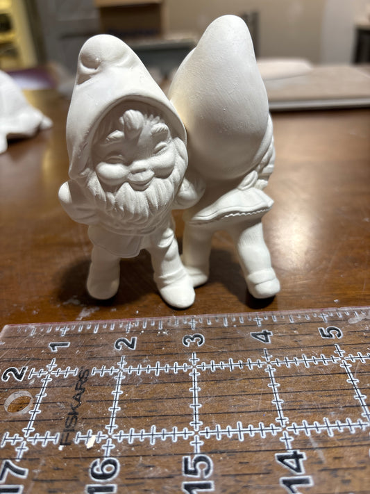 Dancing Gnomes Ready to Paint Ceramics
