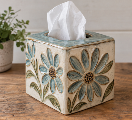 Oct 22nd Tissue Box Cover Pottery Class