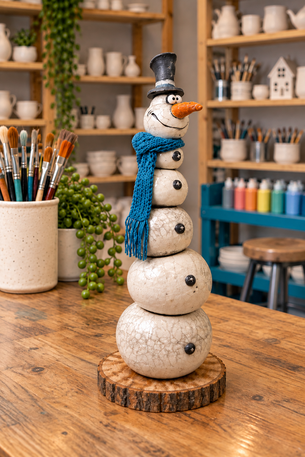 1/28 Snow Ball Man Pottery Class