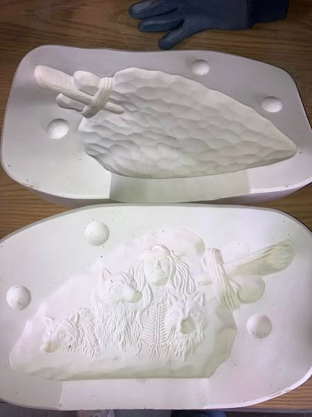 Kimple 2463 Native Arrowhead (lot# EN mktplc) Ceramic Casting Mold FREE SHIPPING