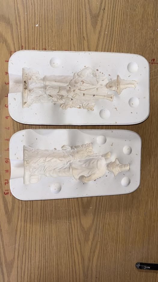 Oak knob Pilgrim Maker: Kimple 2689 ceramic slip casting plaster mold