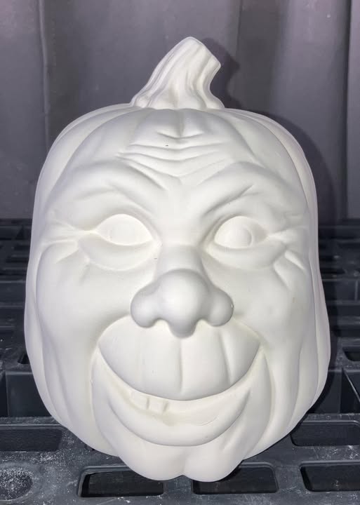 Happy Jr Pumpkin Ready to Paint Ceramics