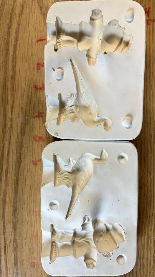 🌾 Scarecrow + Pheasant Moss Landing Mold CP-5 (T) Ceramic Slip Casting Mold