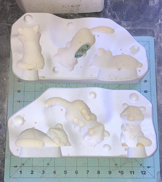 3 Raccoons  Scioto 259 (Lot#129) Ceramic Casting Mold