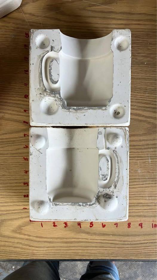 Stacking coffee cup Ceramic Slip Casting Mold Maker: OX81