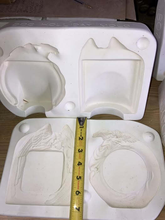 Doc Holliday 1516 Sm Angel Frames lot# NA Ceramic Casting Mold