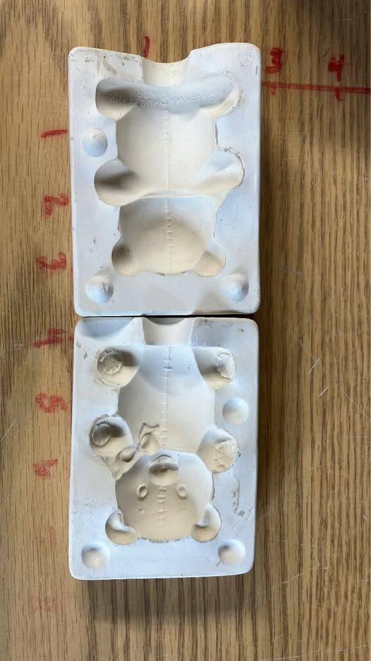 🧸 Teddy Bear TM1 (T) Ceramic Slip Casting Mold