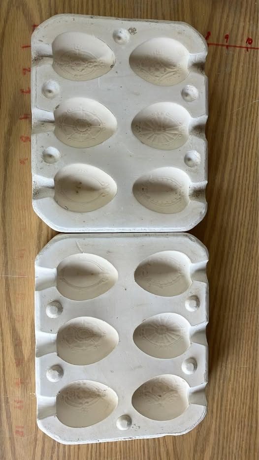 🥚 Carved Victorian Eggs Dona’s D-723 (T) Ceramic Slip Casting Mold