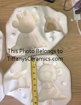 Teddy Stocking Hanger Scioto 849 lotT201 Ceramics Casting Mold
