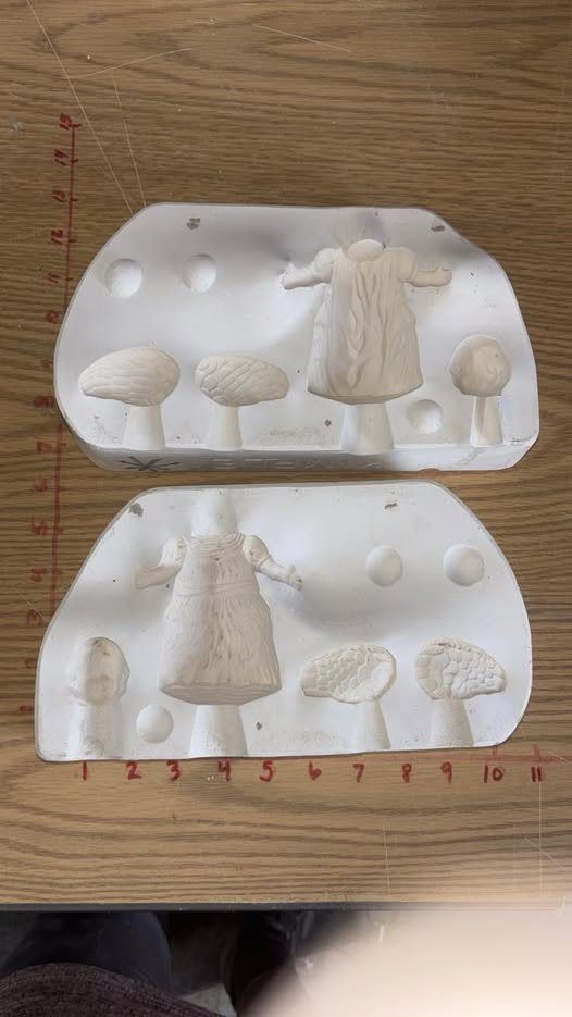 Angel Cherub Kimple 1791 Ceramic Slip Casting Plaster Mold