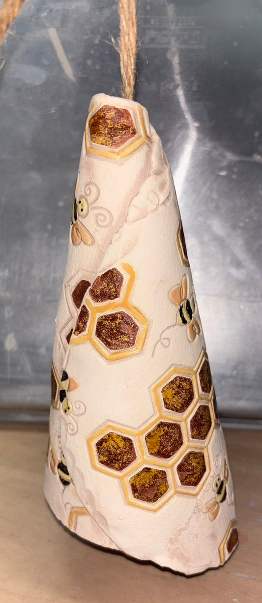 Bee Bell Handmade Kiln Fired Pottery