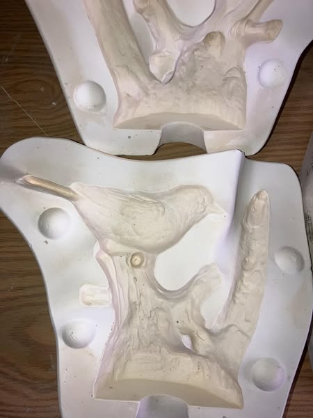 Master Molds 449 Wood Thrush Ceramic Casting Mold lotGI