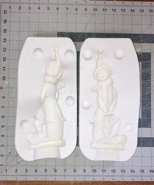 Penguin w Baby Kimple 2824 (Lot#201) Ceramic Casting Mold