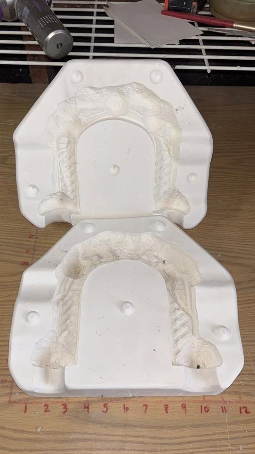 Flower Trellis Donna 143 Ceramic Slip Casting Plaster Mold