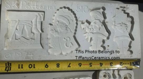 Solid Pour  SK Potters 510 lot#29 Ceramic Casting Mold