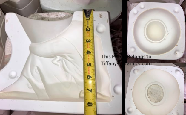 Siesta Man  Container  Doc Holliday 1285 2 MOLDS lot#A22 Ceramic Casting Mold