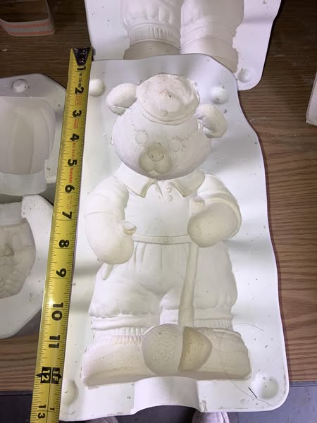 Gare  3105 Golf Bear lot# NF Ceramic Casting Mold