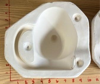 Boob Mug Ceramic Slip Casting Mold Maker: unkn