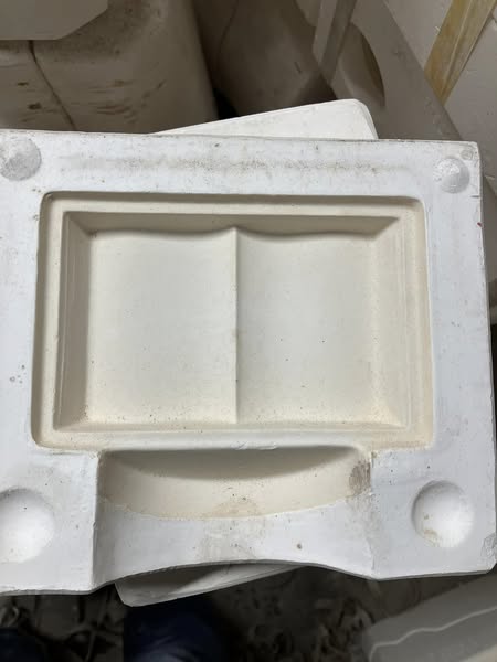 Book 518 ? Maker lot#9A Ceramic Casting Mold