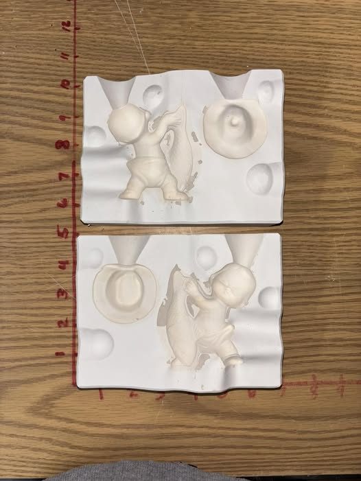 Fishing baby Albertas a95 Ceramic Slip Casting Mold