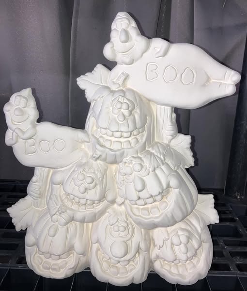 Wacky Pumpkin Stack Ready to Paint Ceramics