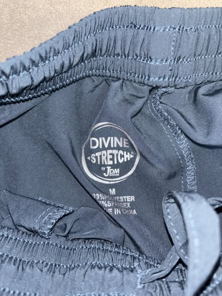 🩺 Divine Stretch by JD Scrub Pants 🎨 Color: Slate Blue / Gray 📏 Size: Medium