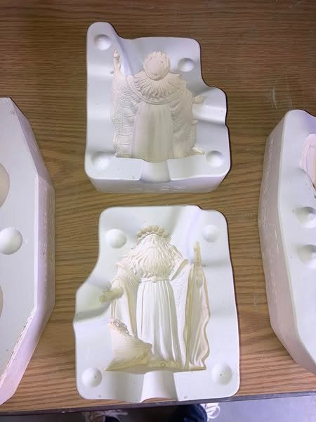 Gare 2674 Small Santa (lot# DLmktplc ) Ceramic Casting Mold FREE SHIPPING