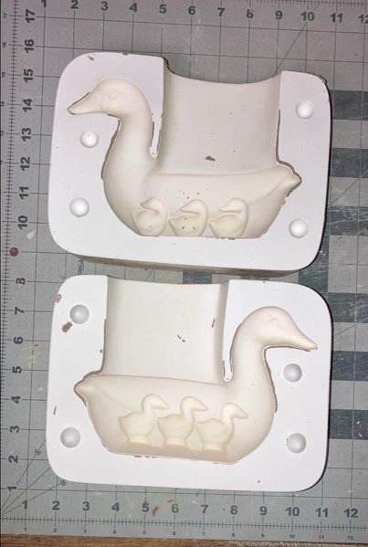 Duck Planter - Scrubby - Soap Dish  DVM 1  (Lot#148) Ceramic Casting Mold