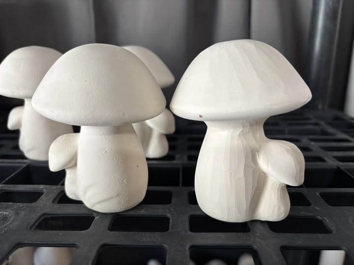 Small Mushroom Ready to Paint Ceramics