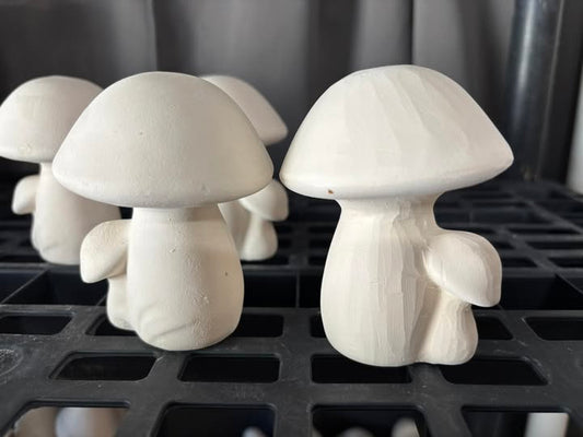 Small Mushroom Ready to Paint Ceramics