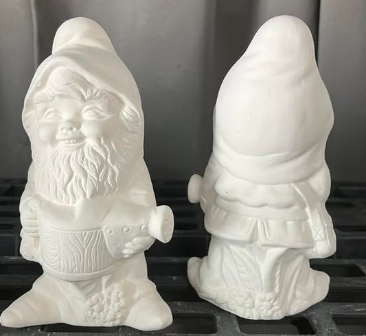Water Can mini Gnome Ready to Paint Ceramics