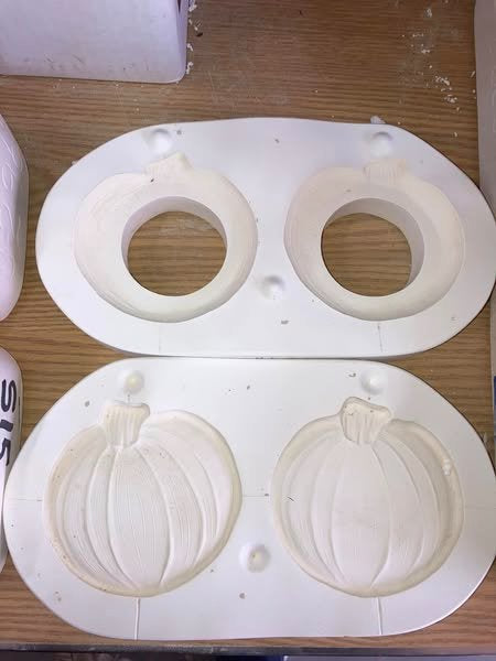 Ceramichrome 2826 Mini Pumpkin Dishes (lotERmktplc) Ceramic Casting Mold FREE SHIPPING (Copy) (Copy)