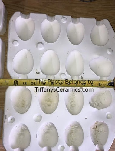 Egg Noggins Donna’s 858 lotT163 Ceramic Casting Mold